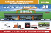 Sinsa - Catálogo Septiembre 2019 · 2019-09-02 · SANITARIOS Mueble de baño Teresina con lavamanos Pontus bco 100993513 AMERICAN STANDARD $201 .68 Con WA. $231.93 $242.99 corona