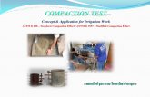 Concept & Application for Irrigation Workresearch.rid.go.th/download_ss/Testing and analysis... · ASTM D 698 : Standard Test Method for Laboratory Compaction Characteristics of Soil