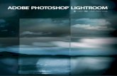ADOBE PHOTOSHOP LIGHTROOM · Adobe Photoshop Lightroom 작업공간(Workspace) 02 Photoshop Lightroom의 다섯 가지 기본원칙 모듈 픽커(Module Picker) 패널(Panels) 필름스트립(Filmstrip)