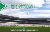 BOCONCEPT- EVENTLOGEN - SV Werder Bremen · boconcept-eventlogen – saison 2016/2017 * Hiermit ermächtige/n ich/wir Werder Bremen widerruflich, zum Einzug des Rechnungsbetrags mittels