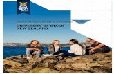 UNIVERSITY OF OTAGO NEW ZEALAND SA Exc...New Zealand’s first university and the first choice for more than 21,000 students. Facilities Otago is known for its state-of- the-art lecture