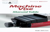 マシンバイス 総合カタログ Machine Vise - …...VG VJ VB VP KV TT 商品体系／付属品一覧 32 CTAP 600 ×400 1000 500 Machine vise CONTENTS Manual table 3 マシンバイス