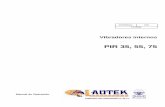 Vibradores internos - Autek Maquinariaautekmaquinaria.com.mx/wp-content/uploads/2017/01/PIR75MANUAL.pdf · Prefacio 1 Prefacio Este manual de operación contiene información y procedimientos