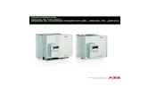 Convertidores industriales de ABB Manual de Hardware ... · Manuales y guías de Firmware de los convertidores Guía de puesta en marcha de los módulos de convertidor ACQ810-04 3AUA0000055159