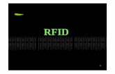 RFID - Študentski.net · MIT Auto-ID Center: UVOD vsak posameznik je lahko identificiran z 96 bitno EPC (electronic product code) - v RFID tagu. EPC lahko identificira več kot 268