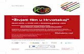 Posjetite panel raspravu “Živjeti film u Hrvatskoj” · Organizacija panel rasprave suﬁnancirana je u okviru Operativnog programa Učinkoviti ljudski potencijali, iz Europskog