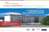 Bâtiment Durable Les cahiers de la construction durable en … · 2012-12-20 · 4 Les cahiers de la construction durable en Bourgogne - La rénovation énergétique des copropriétés