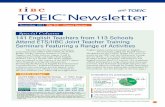 TOEIC Newsletter No · TOEIC ® Newsletter November ... reading and listening skills in an integrated skills context (i.e., including practice in speaking and writing skills development)