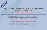 Aggressive revascularization strategy for patients with CLI · Aggressive revascularization strategy for patients with CLI Current status of below-the-ankle, pedal intervention Tatsuya