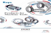 Products for Machine Tools - JTEKTProducts for Machine Tools 05 Jtekt Introducing various bearings for machine tools Products for Machine Tools Jtekt 06 329JR 320JR 302JR 322JR ACT0BDB