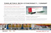 TARJETAS RED ETHERNET / SNMP1).pdf · 2019-08-08 · TARJETAS RED ETHERNET / SNMP Cierre ordenado de servidores Ante cualquier problema eléctrico -corte de suministro, pico de tensión
