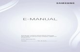 E-MANUAL - cdn.cyberpuerta.mx...Uso de multimedia (Reproducción de fotos, videos y música) ... 108 Bloque/desbloqueo de teclas del panel 108 Mostrar/ocultar el logotipo de Samsung