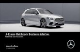 A-Klasse Hatchback Business Solution. · Business Solution LUXURY/ AMG LIMITED zijn uitgesloten van de eventuele Sterrenovereenkomsten en/of overige financiële ondersteuning vanuit