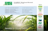 CARE Naturkost · 2019-02-08 · CARE Naturkost GmbH & Co. KG Denn BIO ist Vertrauenssache ORGANIC is a matter of trust LIST OF ASSORTMENT SORTIMENTSLISTE Organic Fats & Oils Bio