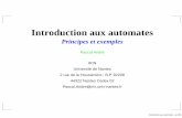 Introduction aux automatespagesperso.lina.univ-nantes.fr/~andre-p/download/coursAutom.pdf · Hiérarchique séquentiel augmenter diminuer augmenter diminuer augmenter diminuer Première