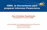 XBRL la Herramienta para preparar Informes Financieros · Activos Financieros a Valor Razonable con Cambios en Resultados Activos Financieros Disponibles para la Venta, Total Otros