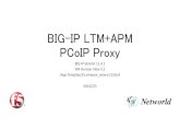 BIG-IP APM PCoIP Proxy...PCoIP Proxy Industry first to offer full proxy support for PCoIP PC-over-IP (PCoIP) をフルプロキシするPCoIP Proxy機能を実装し、VMware Horizon