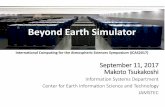 Beyond Earth Simulator · accounting etc. ANALYSIS SIMULATION •Enhance existing functions - pre and post processing, data analysis, hosting community APs •Flexible to meet the