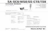 SA-SC8/WS8/SS-CT8/TS8diagramas.diagramasde.com/audio/SA-SC8 WS8 SS-CT8 TS8 sm.pdfSA-SC8/WS8/SS-CT8/TS8 US Model Canadian Model AEP Model UK Model E Model Australian Model SERVICE MANUAL