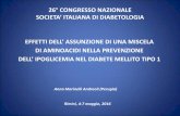 26° CONGRESSO NAZIONALE SOCIETA’ ITALIANA DI …diabetericerca.org/borse-studio/relazioni-2014-15/Marinelli Andreoli.pdf · dell’ipoglicemia, sotto l’effetto degli aminoacidi