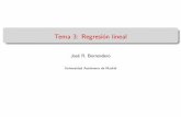 Tema 3: Regresión linealverso.mat.uam.es/~joser.berrendero/cursos/Matematicas-e2/e2-2016-tema3.pdf · Elproblemaderegresiónsimple Observamosdosvariables,X eY,elobjetivoesanalizarlarelaciónexistenteentre