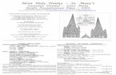 Santísima Trinidad – Santa Maria Parafia Przenajœwiêtszej … · 2020-03-02 · 1RO DE MARZO DEL 2020 SANTISIMA TRINIDAD- SANTA MARIA STATIONS OF THE CROSS: During the Season