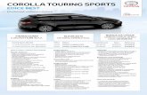 Toyota Česká republika - COROLLA TOURING SPORTS · 2020-02-28 · Úvěr Toyota Kredit pro podnikatele, neplátce DPH. Poskytovatelem financování je Toyota Financial Services