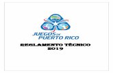 REGLAMENTO TÉCNICO 2019 · MANUAL TÉCNICO JUEGOS DE PUERTO RICO 2019 Página 5 AJEDREZ Este reglamento general para el deporte-ciencia, ajedrez, está fundamentado en la reglamentación