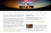 KALESHWARA VAASTU · 2017-11-13 · Vaastu ist einer der wertvollsten Schätze aus dem alten Indien. „Vaastu“ bedeutet „wohnen, leben“ und hat sich zu einer Wissenschaft entwickelt,