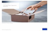 Original Spare Parts - AVN · Original Spare Parts: Original Spare Parts from TRUMPF – keep your machine an original. Spare parts from TRUMPF are the best choice for your investment.