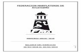 FEDERACION MARPLATENSE DE ATLETISMOatletismomdp.com.ar/wp-content/uploads/2019/10/MEMORIA-FMA-2019.pdf · Estatutos de la Federación Marplatense de Atletismo, a continuación, a