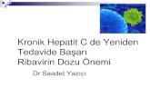 Kronik Hepatit C de Yeniden - klimik.org.tr · Induction with ribavirin in a relapsing patient with chronic HCV hepatitis BRAZ J INFECT DIS. 2012;Claudio Ucciferria,b, Ribavirin ile