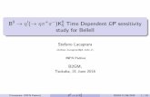 to (to ) Time Dependent CP-8.5-.25ex sensitivity study for ...lacaprar/talks/B2_B2GM_20160621_PBztoPetaprimetoPetaPpiplusP...Introduction and motivations A sensitivity study for Time-Dependent