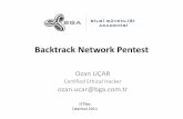 Backtrack Network Pentest - CEHTurkiyeBacktrack 5 Linux •Güvenlik Testleri (pentest) ve Adli Bilişim (Forensics) çalışmaları için geliştirilmiş içerisinde yüzlerce araç