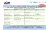 SPACE IS Training Class Schedule · 2020-01-09 · 3 Registration Instructions Please note: Training is exclusively offered to IHSS care providers in Santa Clara County—you must