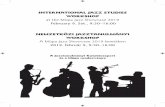 nemzetközI JazztanulmányI WorkShop · Vendég: Ben Monder – gitár. 3 nemzetközi Jazztanulmányi Workshop a Müpa Jazz Showcase 2019 keretében 2019. február 9., 9:30–16:00