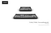 T4S/T8S ToneMatch®...Italiano - 5 Introduzione Descrizione generale del prodotto I mixer ToneMatch® T4S e T8S, compatti a 4 e 8 canali, sono specificatamente progettati per fornire