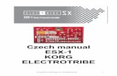 Czech manual ESX-1 KORG ELECTROTRIBE - traumatix.orgtraumatix.xf.cz/korg_esx_manual_CZ.pdf · 2008-03-12 · © Copy from , translation by Z7 1 Czech manual ESX-1 KORG ELECTROTRIBE