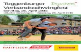 Toggenburger Verbandsschwingfest...Toggenburger Verbandsschwingfest Sonntag, 26. April 2015 «Buebe-Schwinget» – Samstag, 25. April 2015 Anschwingen Sonntag 10.30 Uhr, Anschwingen