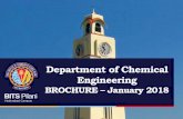 Department of Chemical Engineering 2014-15... · Dr. Karthik C. V ASL 9.792 April 2018 . BITS Pilani, Deemed to be University under Section 3 of UGC Act, 1956 Research Scholars Details