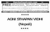 AGNI STHAPAN VIDHI (Nepali) - Web Stock...AGNI STHAPAN VIDHI (Nepali) **** Visit Dwarkadheeshvastu.com For FREE Vastu Consultancy, Music, Epics, Devotional Videos Educational Books,