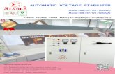 AUTOMATIC VOLTAGE STABILIZER 100-125k_compressed.… · stabilizer output regulation +/-5% 220(230)vac 220(230)vac features (single phase) input output capacitorfilter r power switch