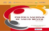 PolÍtica nacional de salud Mentalextranet.who.int/countryplanningcycles/sites/... · Figueredo, Silvia Lorena Ochoa, María Fátima Ochoa, Ofelia Saldívar, Sonia Soledad USM - Centro