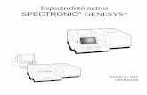 Espectrofotómetros SPECTRONIC GENESYSmx1.frankshospitalworkshop.com/equipment/documents/photometer/user... · Se debe entrar una contraseña para desbloquear el ensayo Pictogramas
