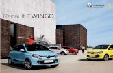 Renault TWINGO - renardetfils.be · Renault Twingo GT, tempérament sportif Précise, confortable, amusante, Twingo GT vous fait profiter de sensations sportives signées Renault