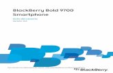 BlackBerry Bold 9700 Smartphone · BlackBerry Bold 9700 Smartphone Guía del usuario Versión: 6.0 Para consultar las últimas guías del usuario, visite .