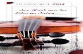 CD CATALOGUE 2014 - verlag-kamprad.deHistoriscHe orgeln im Allgäu, Vol. 1 bestell-Nr: VkJk 1205 Andrea Kumpe auf den Orgeln in Kempten, St. Anton (Gerhard Schmid) · Oberstaufen,