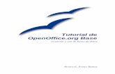 Tutorial de OpenOffice.org Basealternativa perfectamente válida a herramientas como Microsoft Access. Las 10 únidades originales de las que consta el tutorial están realizadas sobre