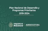 Plan Nacional de Desarrollo y Programas Prioritarios 2019-2024 · • El Plan Nacional de Desarrollo 2019-2024 plantea 1 objetivo general del desarrollo nacional que se señala como