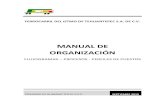 MANUAL DE ORGANIZACIÓ - Ferrocarril del Istmo de ...intranet.ferroistmo.com.mx/wp-content/uploads/2016/10/Manual-de-organizacion-2015.pdfferrocarril del istmo de tehuantepec s.a.